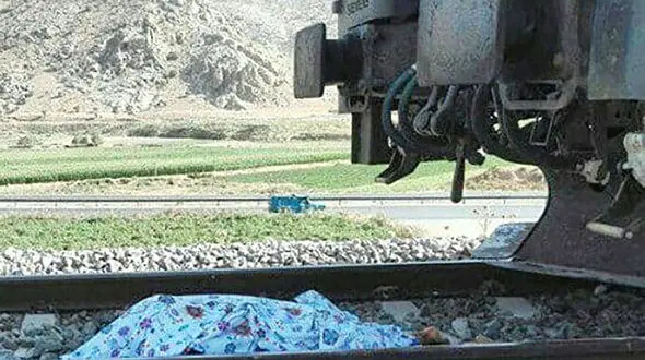 له شدن جوان 20 ساله زیر چرخ های قطار / او در گیلان خودکشی کرد + عکس 