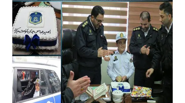 هدیه پلیس رشت به امیرعباس 8 ساله +عکس