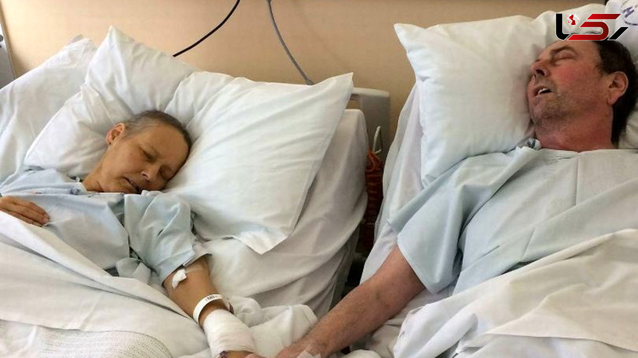 عکس غم انگیز آخرین لحظات زندگی زوج عاشق قبل از مرگ در بیمارستان+ تصاویر