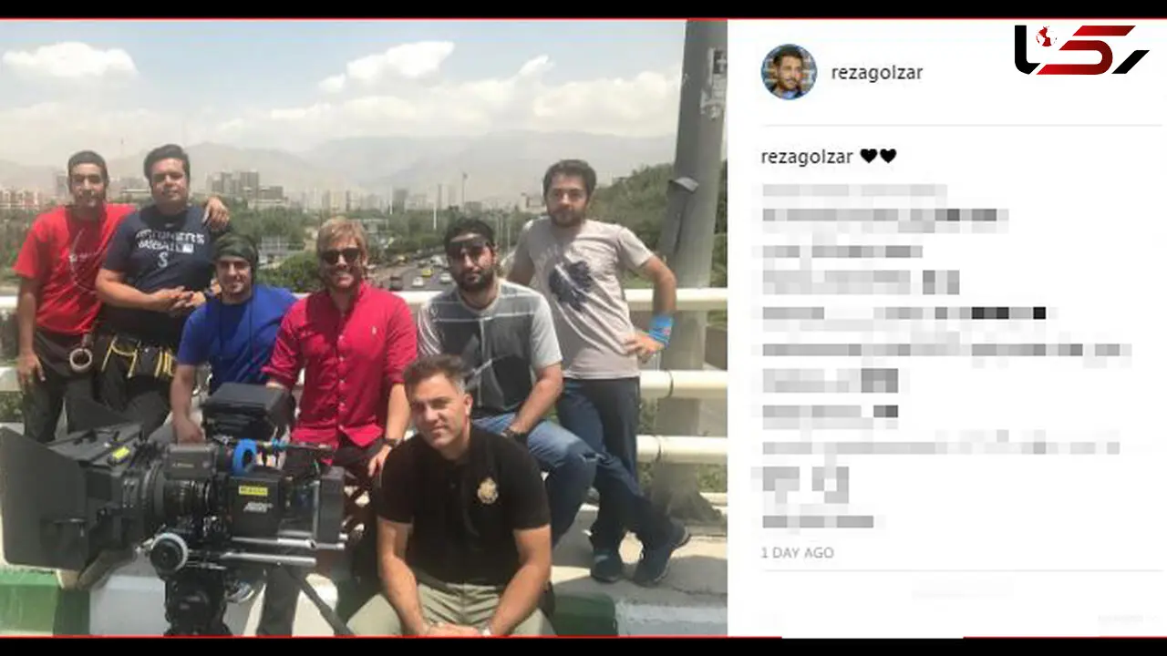 پشت صحنه فیلم جدید محمدرضا گلزار + عکس