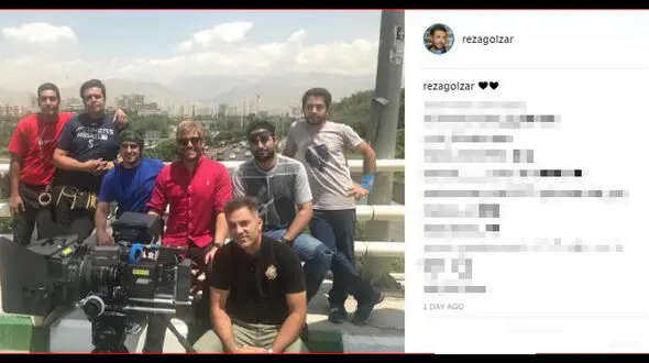 پشت صحنه فیلم جدید محمدرضا گلزار + عکس