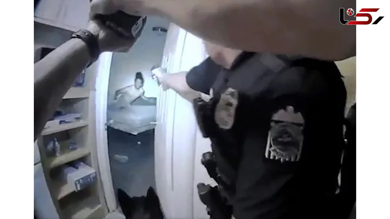 فیلم دلهره آور از  شلیک پلیس آمریکا به جوان سیاهپوست در تختخواب / شوکه می شوید