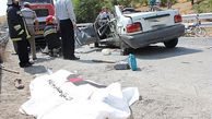 عکس تکاندهنده جسد یک مرد کنار پراید مچاله ! / در بوشهر رخ داد