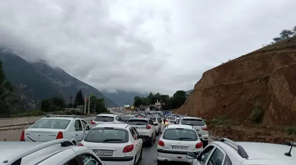 جاده کندوان یک‌طرفه شد/ ترافیک سنگین در هراز و سوادکوه 