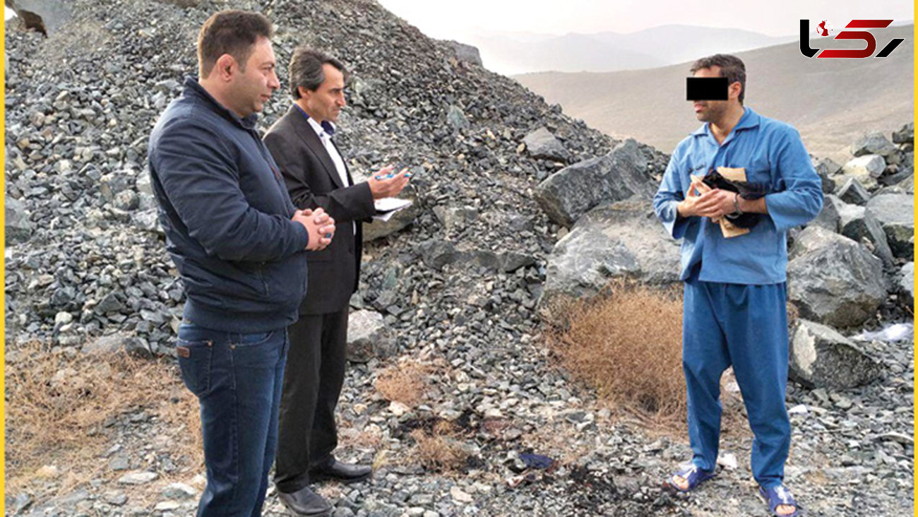 اعترافات قاتل  در بازسازی صحنه جسد سوخته زن مشهدی+ عکس