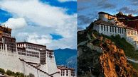 قصری زیبا همچون مرواریدی در ارتفاعات تبت‏ +عکس های دیدنی