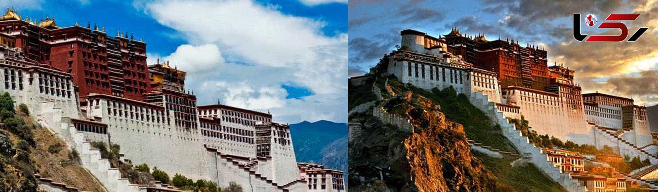 قصری زیبا همچون مرواریدی در ارتفاعات تبت‏ +عکس های دیدنی