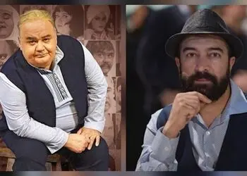 فیلم ضجه های مجید صالحی جلوی خانه زنده یاد اکبر عبدی / ببینید بازیگران و مردم نیمه شب چه بدرقه ای کردند