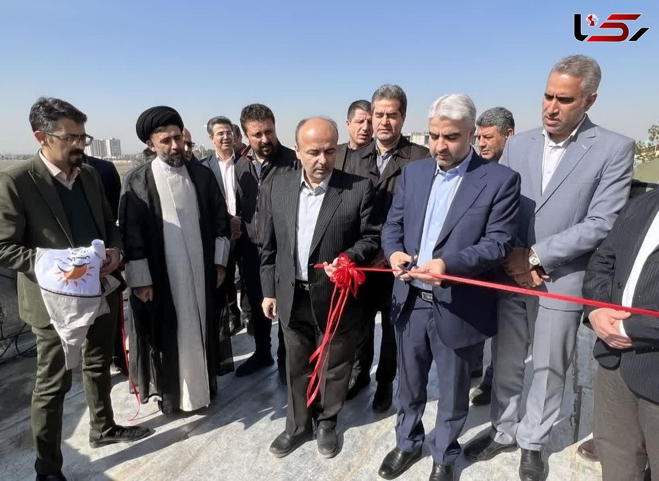 افتتاح نیروگاه برق خورشیدی و کارگاه آموزش مهارتی انرژی های تجدیدپذیر در محمدیه