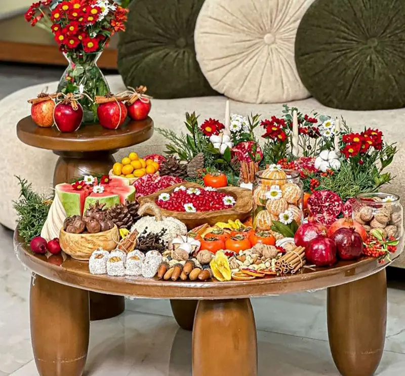سفره شب یلدا ساده و شیک