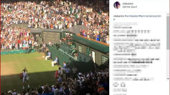 نیکی کریمی به استادیوم رفت!