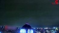 مشاهده یک یوفوی مرموز در آسمان مکزیک! + فیلم 
