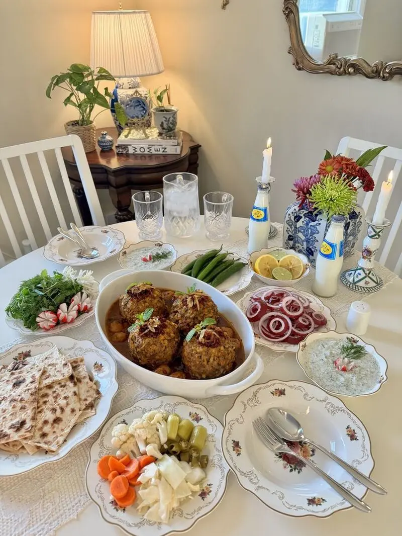 میز شام عروس