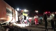 مرگ 6 زن و یک مرد عراقی در حادثه تصادف اتوبوس در مسیر مشهد +عکس