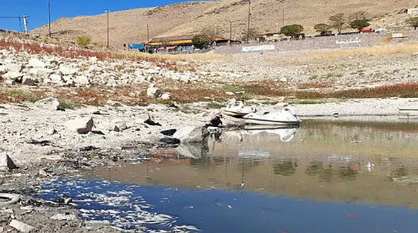 ماهیان سد گاوازنگ زنجان قربانی کم آبی شدند