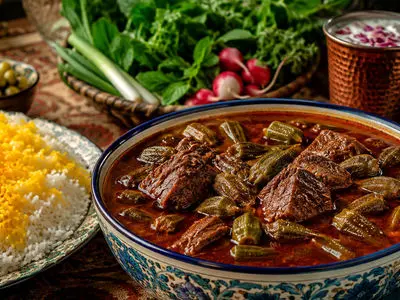 راز خوشمزگی خورشت بامیه اهوازی؛ دستور اصیل جنوبی با تمام فوت‌ و فن‌ ها