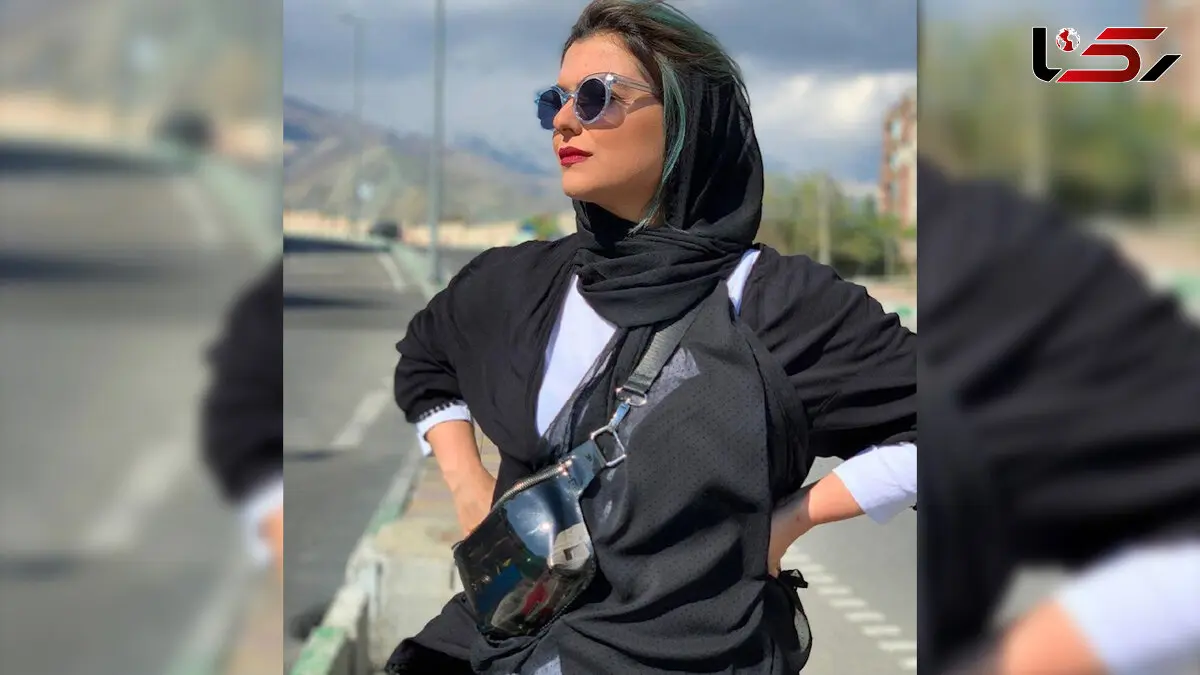 دنیا مدنی با موهای سبز و پریشان + عکس دیده نشده
