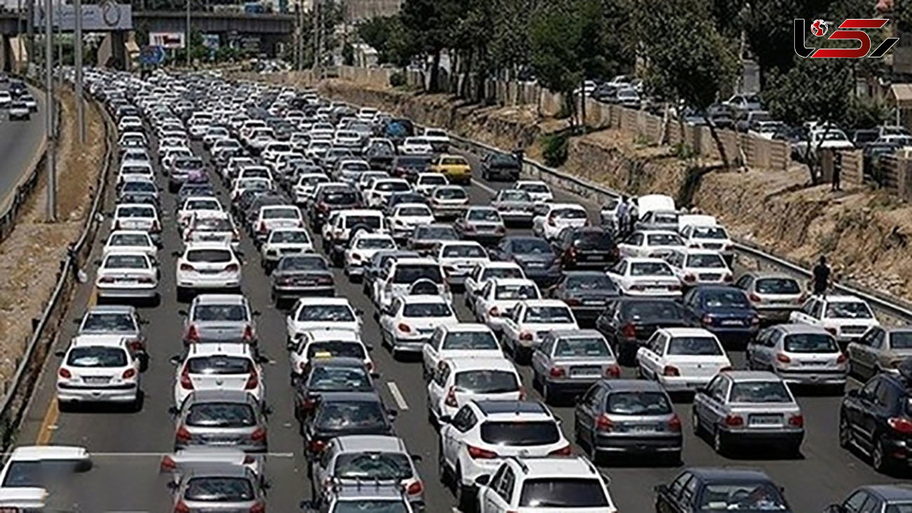 ترافیک حاکم بر آزادراه قزوین - کرج