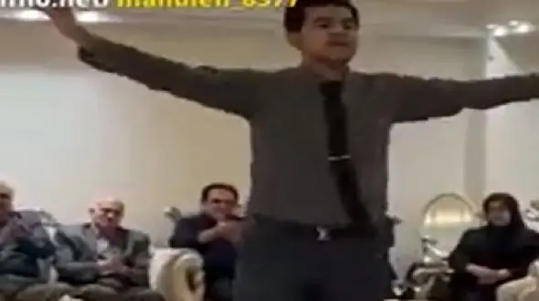 فیلم ساز باشکوه آذری  و رقص شکوهمند پسر تبریزی ! / همه به وجد آمدند !