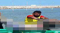 ماه عسل غم انگیز زوج جوان در ساحل بابلسر / داماد غرق شد +عکس