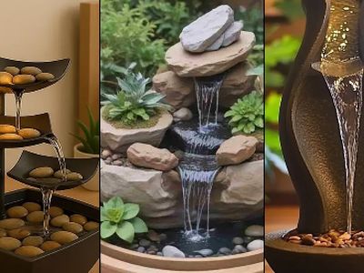 چند مدل آبنما خونگی شیک و جذاب برای خونه‌ های کوچیک و مینیمال!