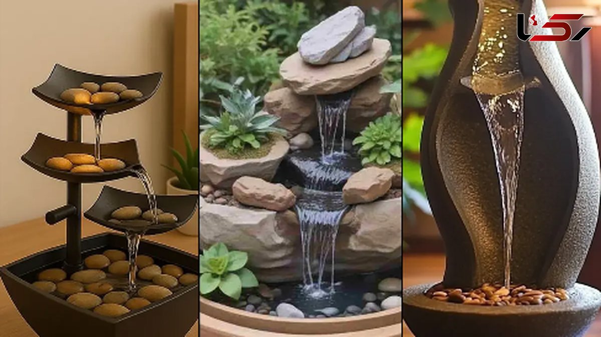 چند مدل آبنما خونگی شیک و جذاب برای خونه‌ های کوچیک و مینیمال!
