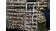کشف 1000 کیلو مرغ تاریخ مصرف گذشته در ساوجبلاغ