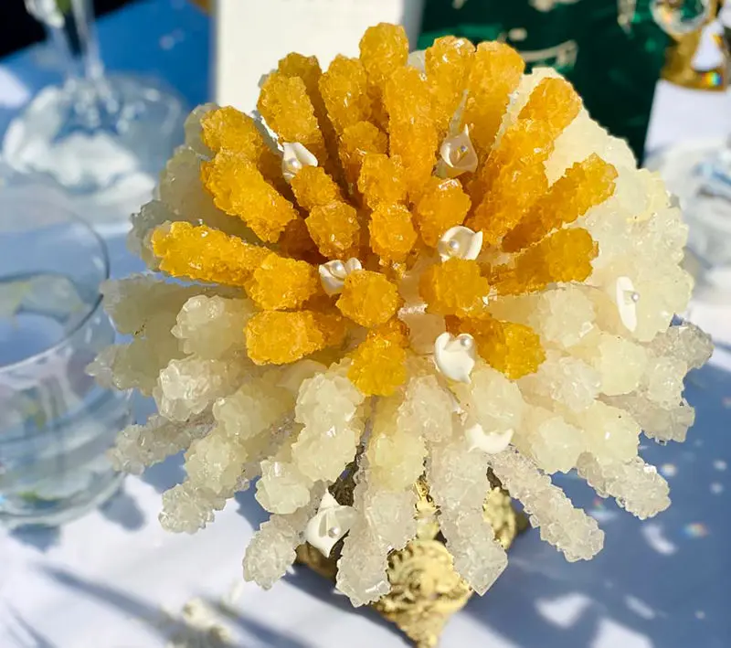 تزیین نبات روی اسفنج