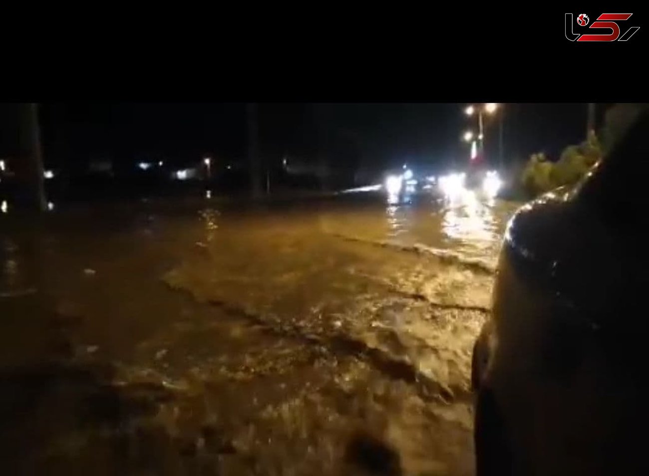 باران خیابان های ایذه را غرق کرد + فیلم