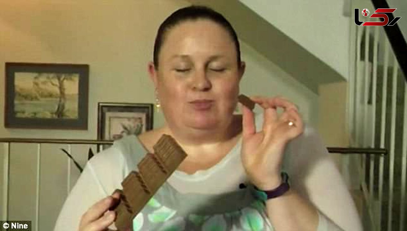 خوردن 6 کیلو شکلات در هفته توسط یک زن جوان + عکس