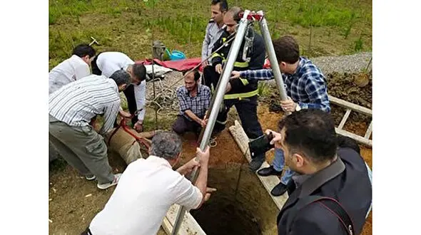 مرگ کارگر جوان تالشی با سقوط در چاه آب