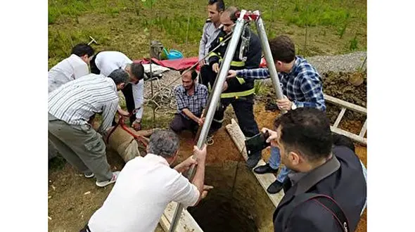 مرگ کارگر جوان تالشی با سقوط در چاه آب
