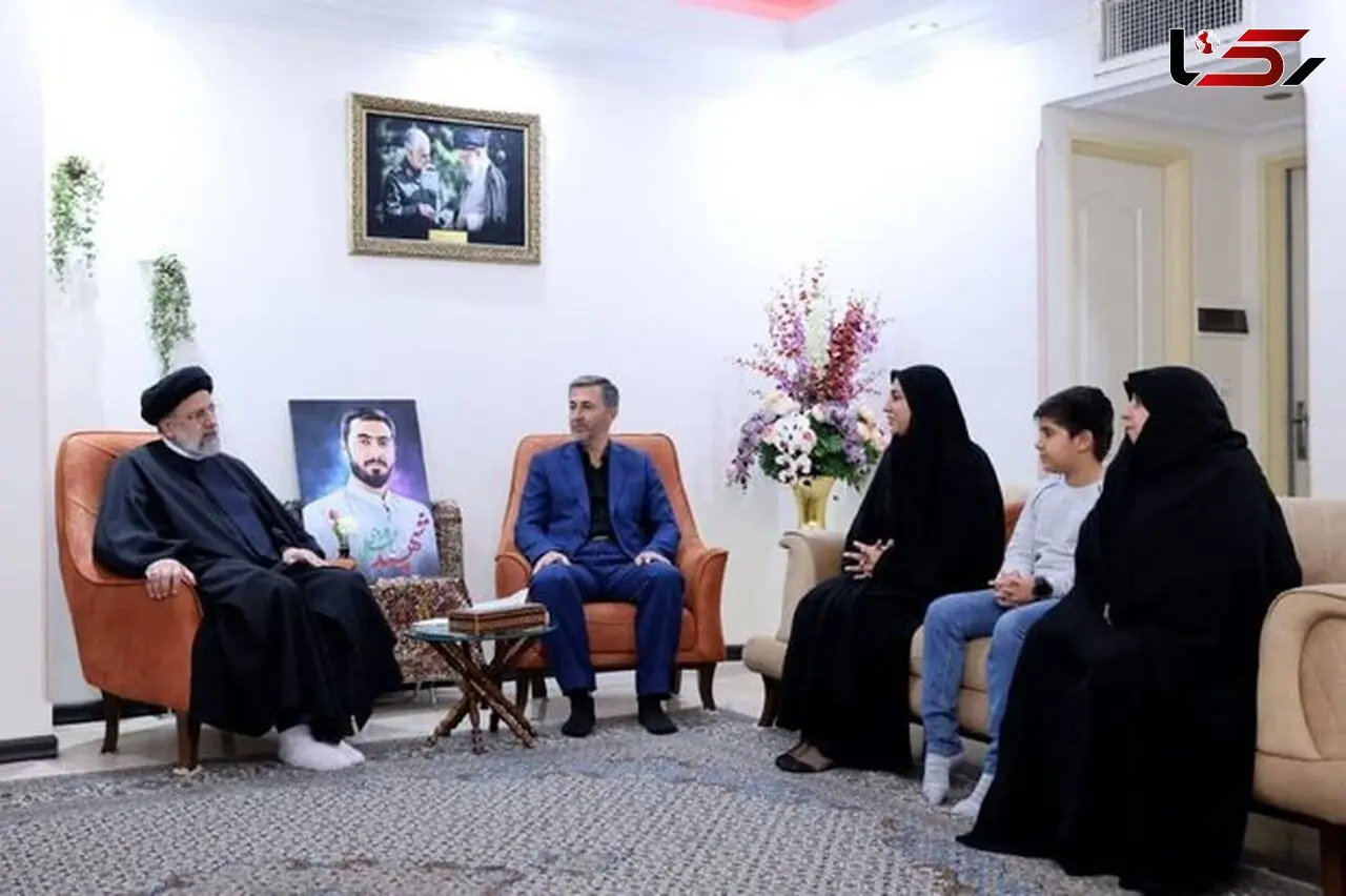  رئیسی در شب‌ یلدا میهمان خانواده شهید آرمان علی‌وردی بود