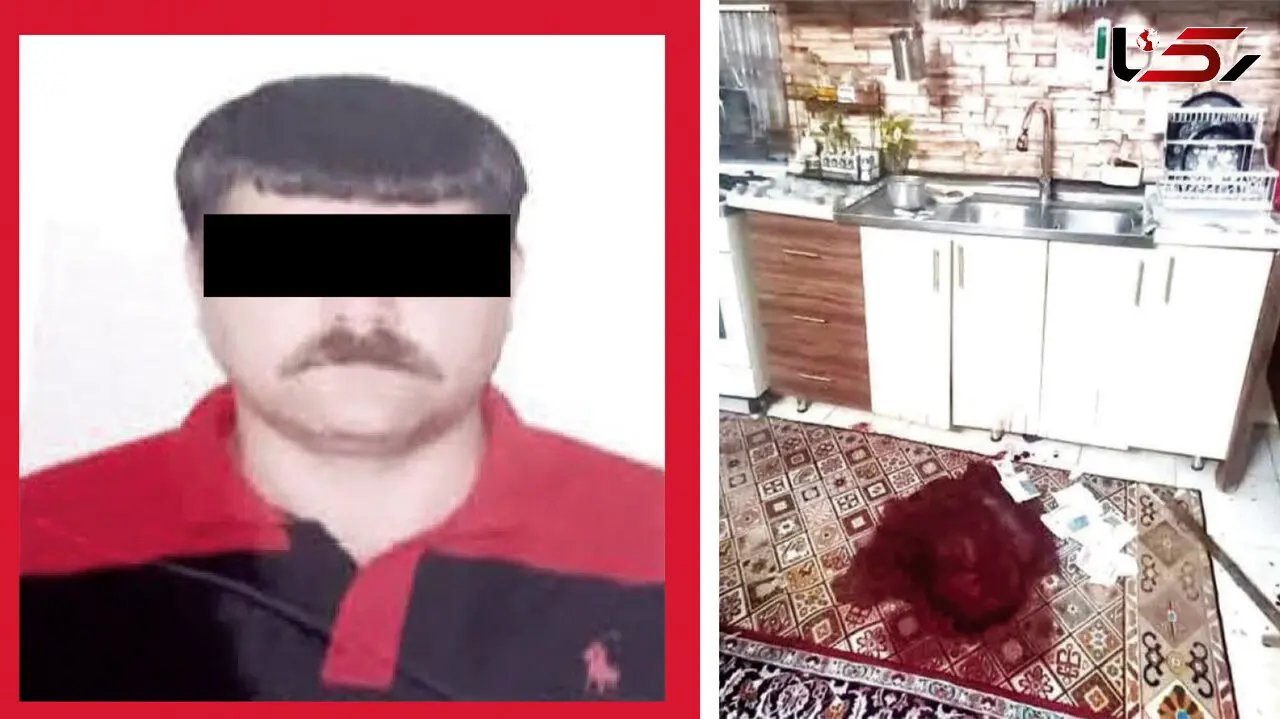 پدر معتاد مقابل چشمان دخترش، همسرش را به قتل رساند