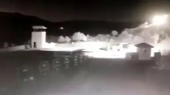 شهاب سنگ در آسمان ارومیه + فیلم