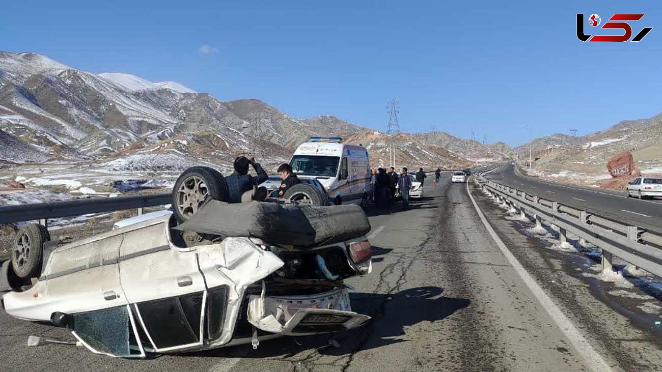 تصادف خونین 3 خودرو در آذربایجان شرقی + وضعیت مصدومان