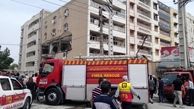 تخریب یک ساختمان در اهواز / انفجار گاز حادثه آفرید + عکس