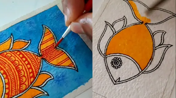 طراحی کارت پستال با حال و هوای نوروز + فیلم