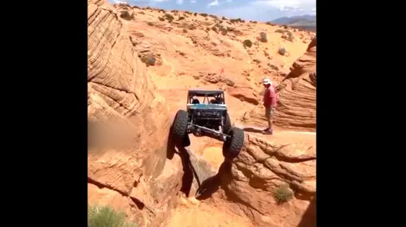 این ماشین آفرود در دل کوه ها رفت + فیلم 