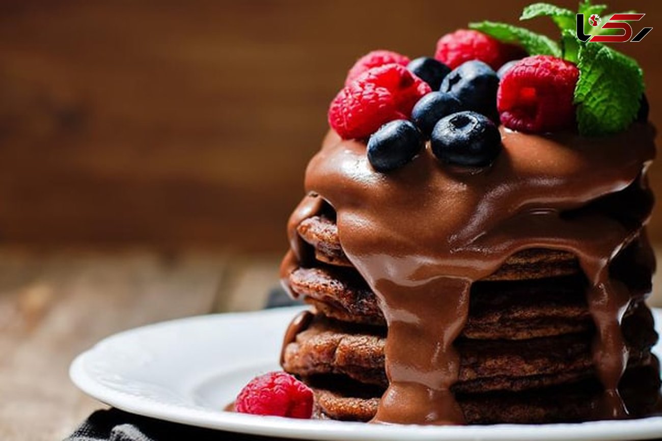 پنکیک شکلات ویژه وعده صبحانه + دستور تهیه