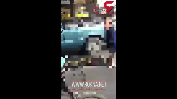 زن جوان با پوشش آنتالیایی در روز روشن شیراز را به هم ریخت ! +فیلم