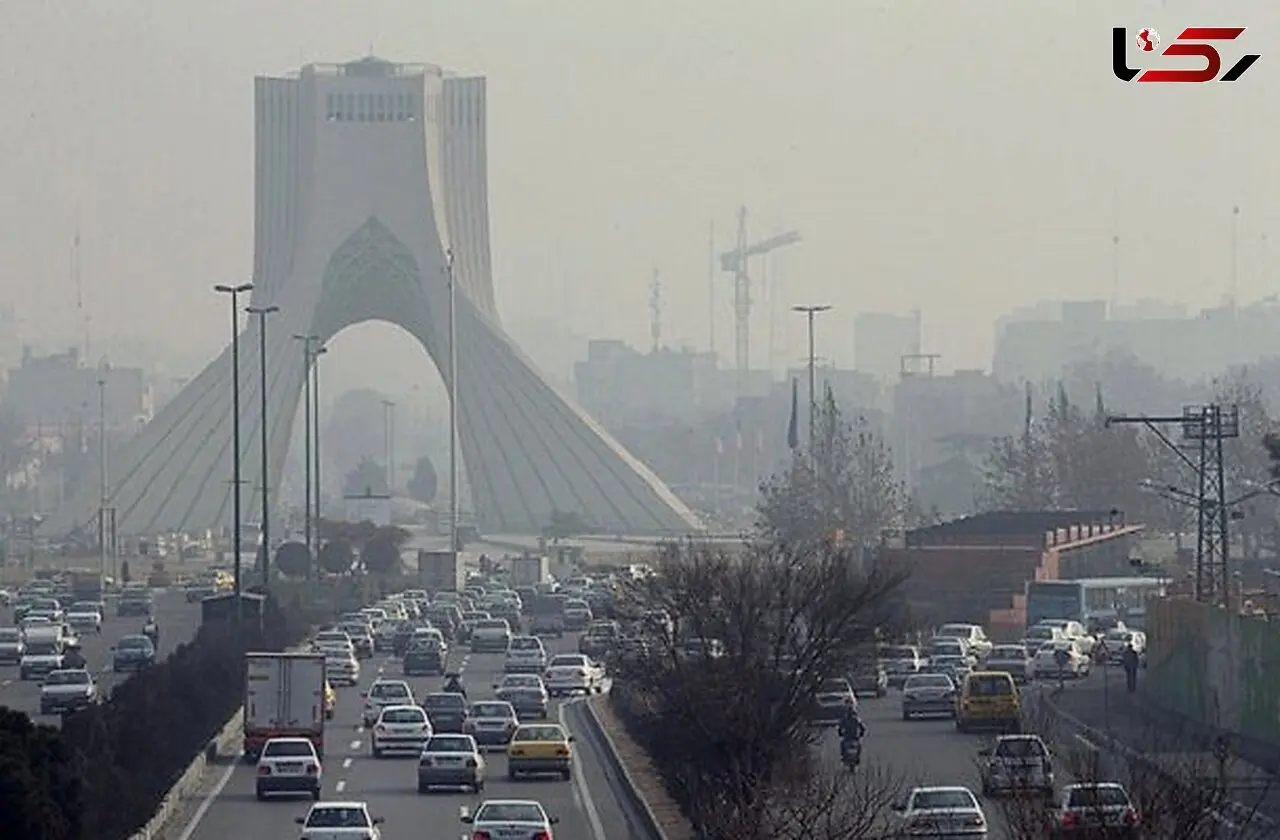 تهران در وضعیت هوای ناسالم برای گروه‌های حساس