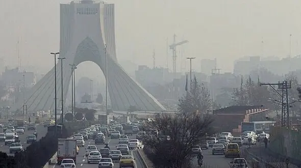 تهران در وضعیت هوای ناسالم برای گروه‌های حساس
