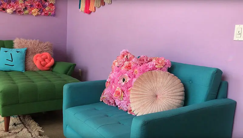 دکوراسیون زیبای خانه زن آمریکایی