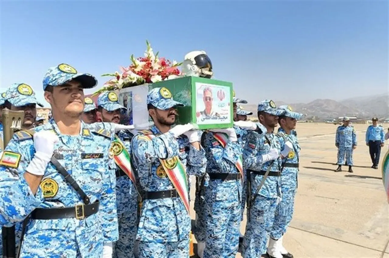 بازگشت پیکر شهید خلبان مجید کاظمی به وطن