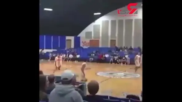 بسکتبال با طعم خوش‌شانسی یا دقت؟! + فیلم