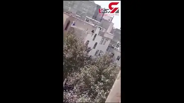 لحظه دلهره آور خودکشی دختر جوان در تهرانپارس + فیلم