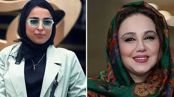 عکس /  بهنوش بختیاری به زینب موسوی:  نتیجه‌ی آدم ندید بدید میشه این ../ اگه فردوسی نبود الان عربی حرف می زدی دختر ...