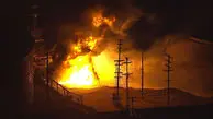 فیلم لحظه انفجار و آتش سوزی در بزرگ ترین پالایشگاه ترکیه