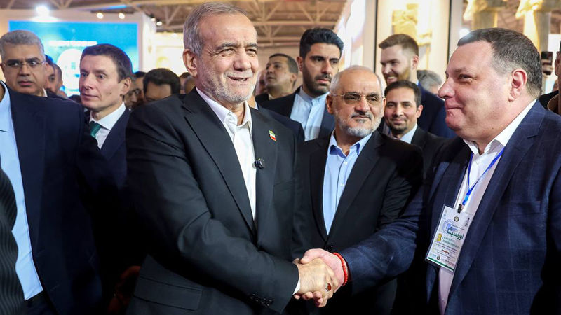 مسعود پزشکیان با حضوردر سومین نمایشگاه بین‌المللی تجارت با اوراسیا